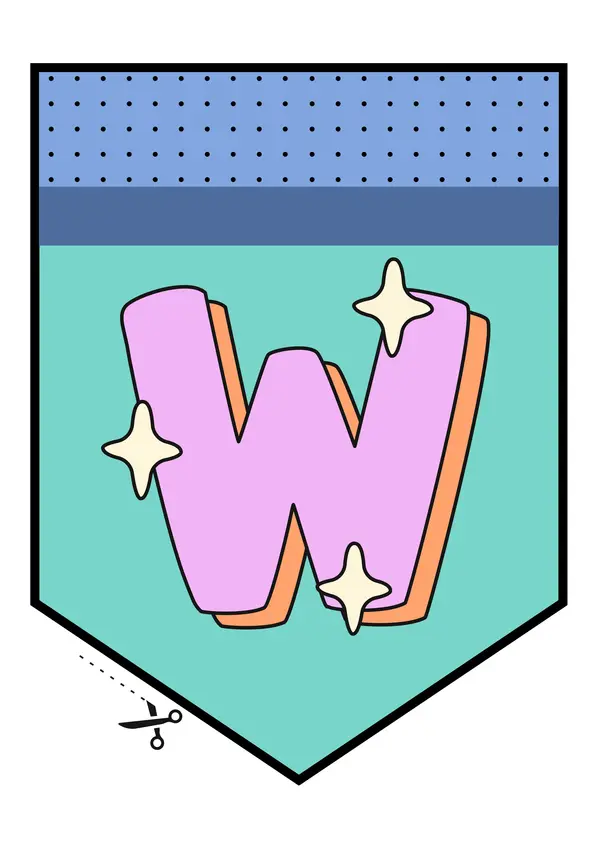 Banderín 'WELCOME' Pastel Pop – Decoración de Sala de Clases