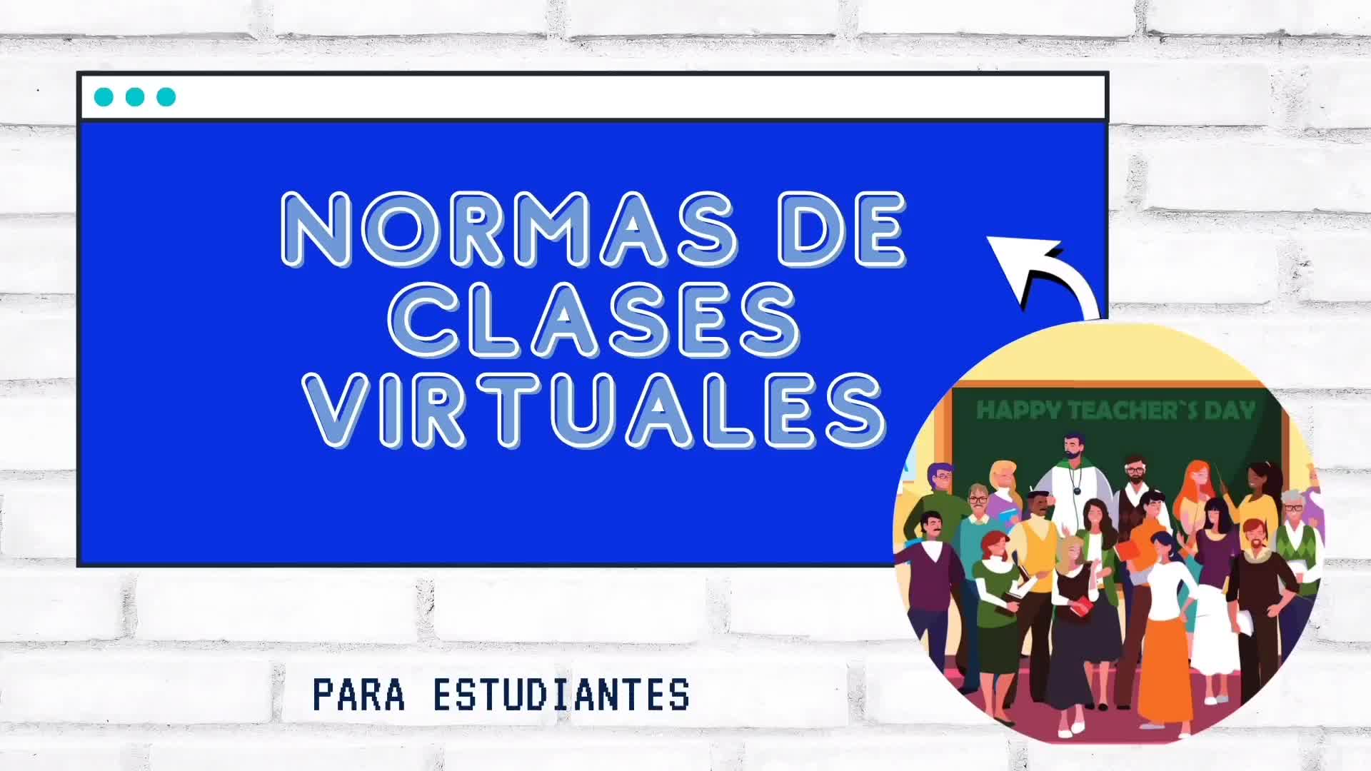 Normas de clase Virtuales para padres 
