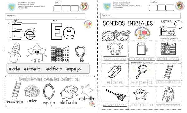 Actividad de las Vocales de conciencia fonológica 