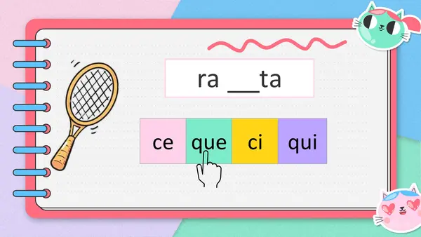 “Explorando las sílabas QUE y QUI”