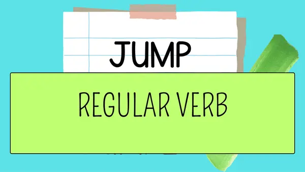 Regular or irregular verbs? 