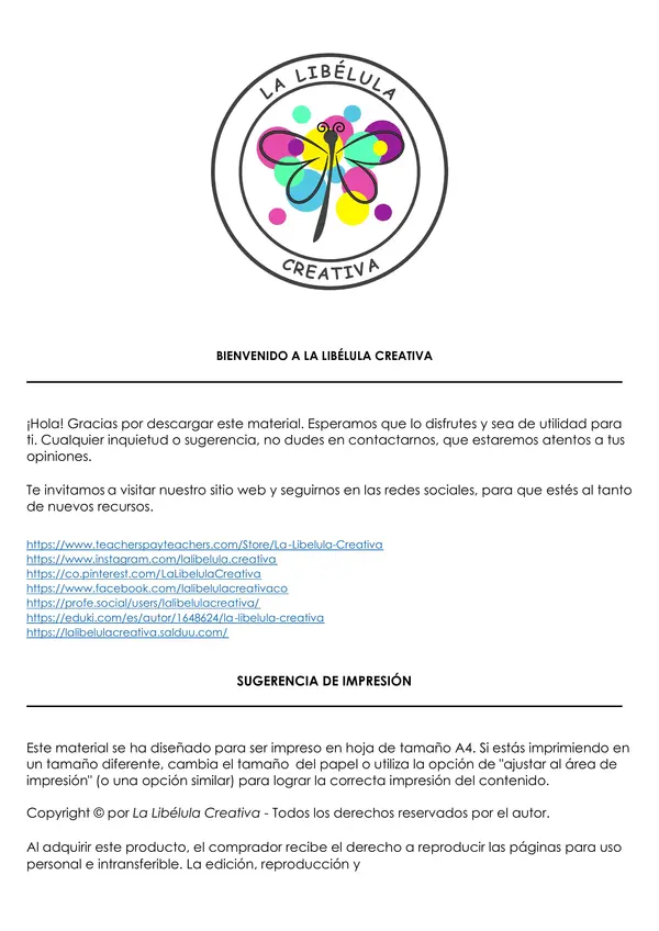 Tarjetas Ilustrativas Abecedario ABC huevos de Pascua Color BW