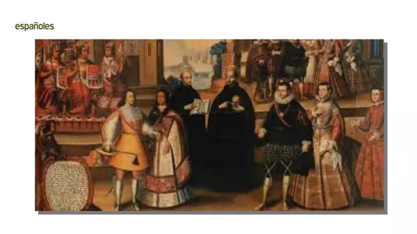 Presentacion Españoles vs Indigenas, historia, Octavo Basico