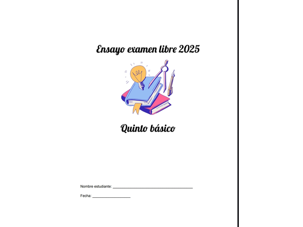Ensayo 5to 2025 exámenes libres 