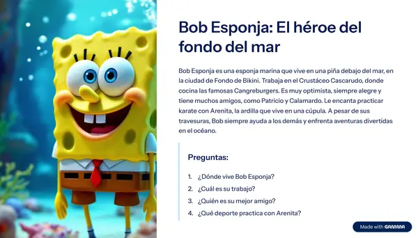 Textos de comprensión lectora con tus personajes favoritos (Con preguntas)