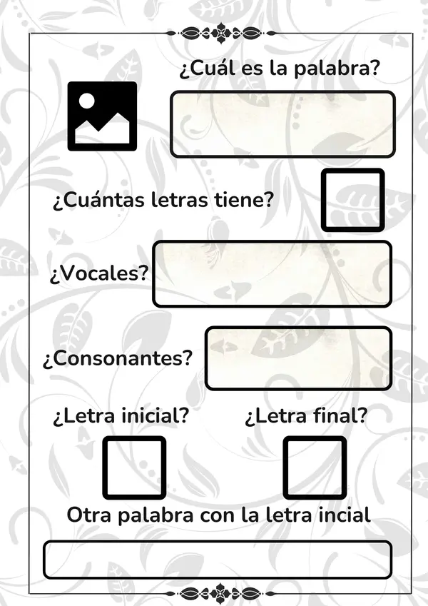 Análisis de palabra primer 