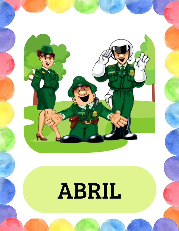 Láminas "Los meses del año"
