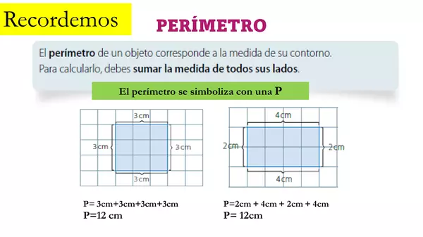 Matemática 3°básico- perímetro clase 3