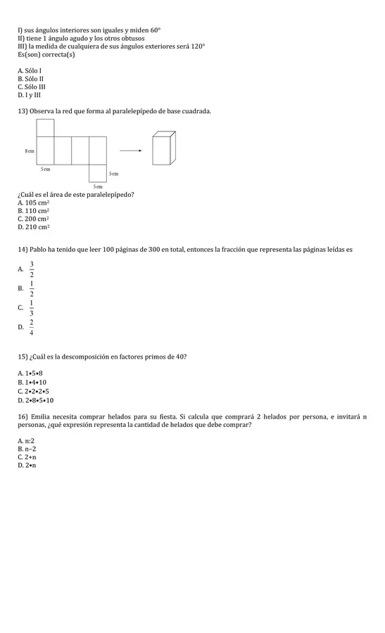 Ensayo simce 6° básico