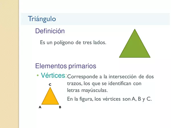 Triángulos y sus características