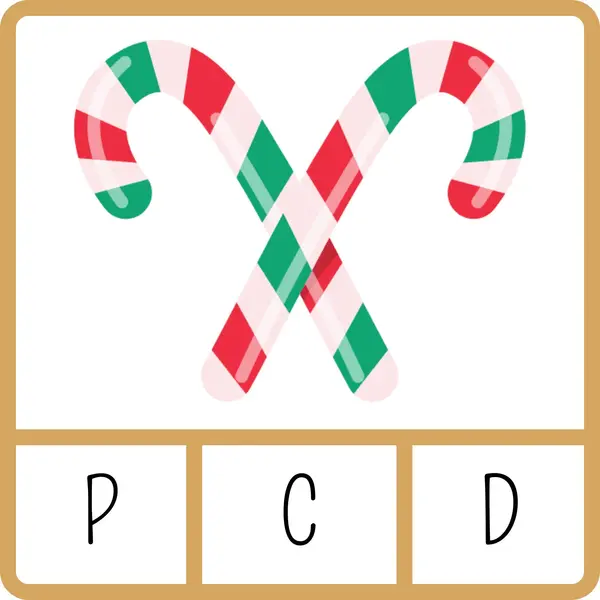 Letra inicial navideño