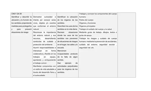 planificacion de ciencias naturales 