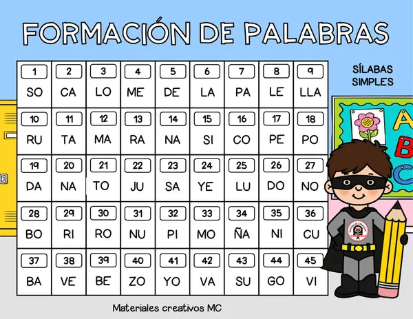 ✏️ ¡Aprendemos palabras jugando con sumas! 🧮🔤