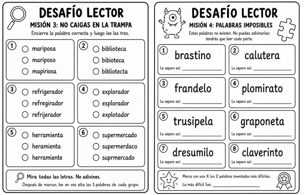 2° Básico — Desafíos Fluidez 