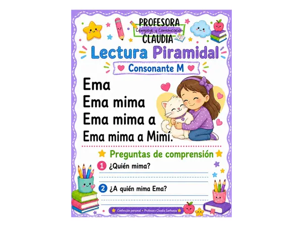 Lectura Piramidal - Primeras consonantes: M – P – L – S