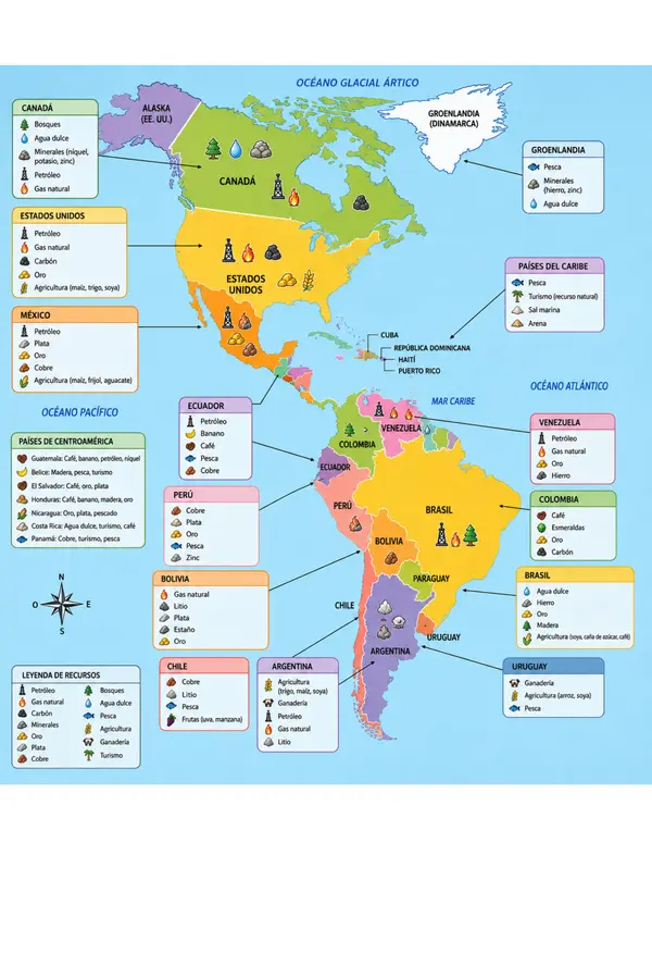 Mapa de recurso Renovable y no renovable 