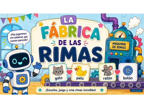PPT de rimas para 2° básico | Clase lúdica de Lenguaje
