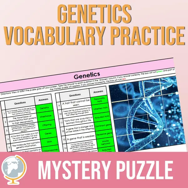 Genetics Mystery Puzzle