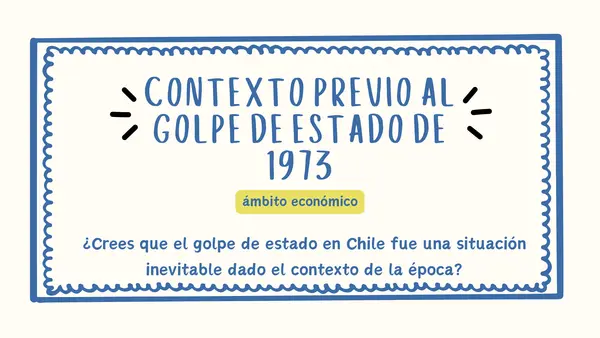 Análisis del contexto económico previo al Golpe de Estado