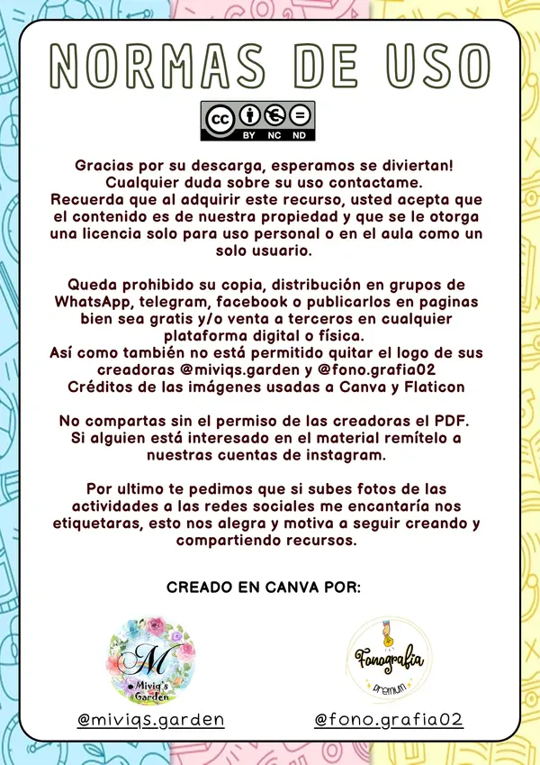 Cuadernillo de Rimas: ¿Quien suena como yo?