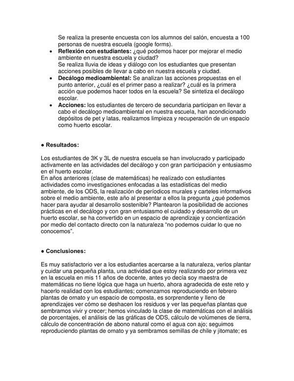 Proyecto: más vida, menos calor