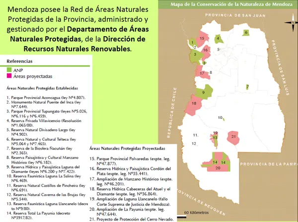 Mendoza y las áreas naturales protegidas