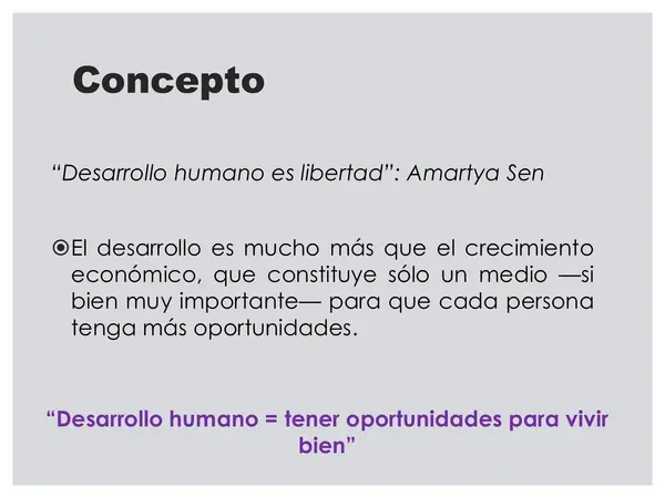 Desarrollo humano 