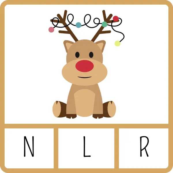 Letra inicial navideño