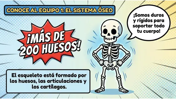 Presentación de los huesos y los músculos segundo básico