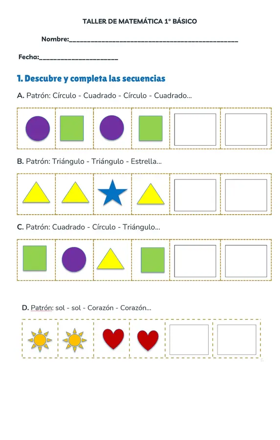 Patrones no numéricos 1 básico
