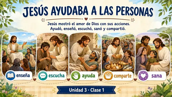Unidad 3: Jesús nos muestra el amor de Dios