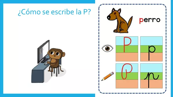 consonante de la letra P