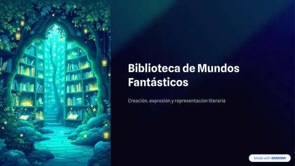 BIBLIOTECA DE MUNDOS FANTÁSTICOS