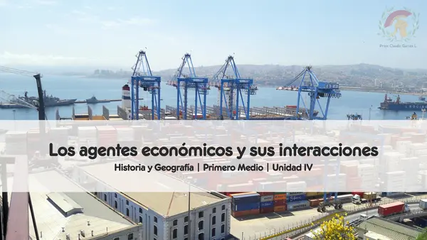Los agentes económicos y sus interacciones | Primero medio