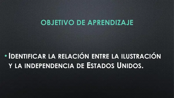 La independencia de Estados Unidos