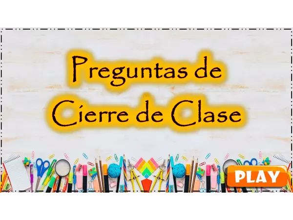 Ruleta Cierre de Clases (24 preguntas editables)