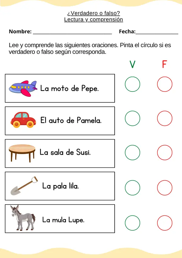 ¿Verdadero o falso?