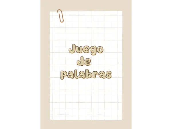 Juego de palabras