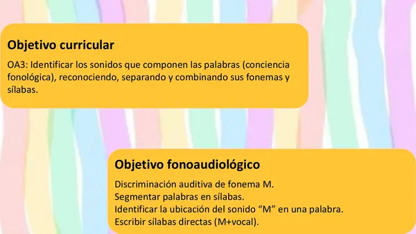 Presentación letra M
