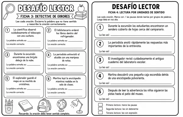 3° Básico — Desafíos lectura Fluida