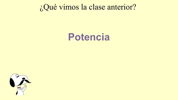 Potencias y propiedades