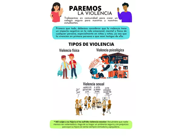 Volante apoderad@s - Paremos la violencia
