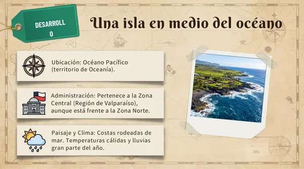 Clase 5 Lección 2 Unidad 1 ¿Cómo son los paisajes de Chile? "Rapa Nui" 2° Básico