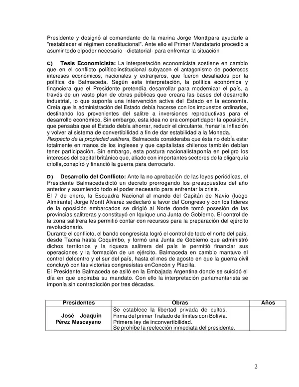 Crisis de 1891 Balmaceda contra el Congreso