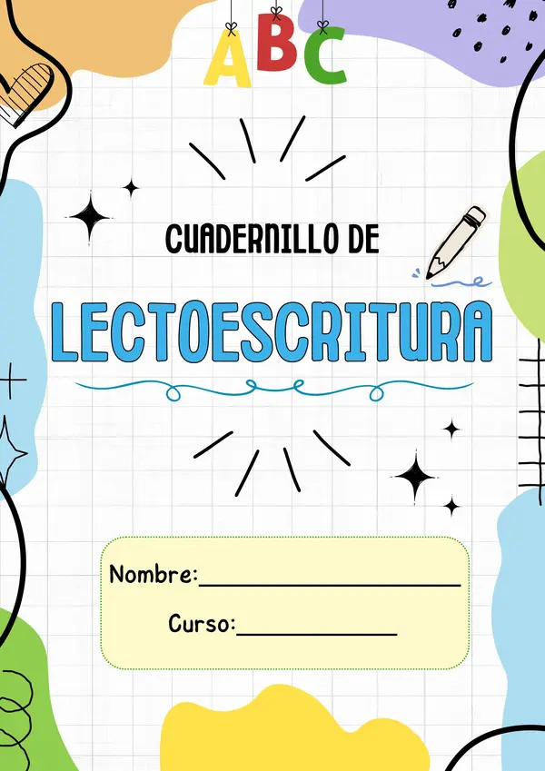 CUADERNILLO DE LECTOESCRITURA
