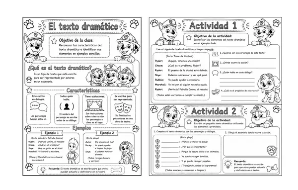 Los textos dramáticos