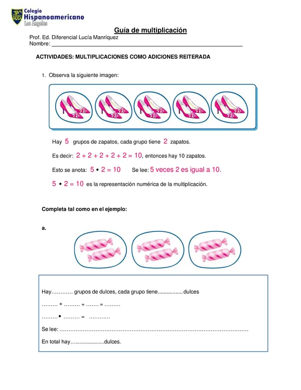 Guía multiplicación suma iterada 