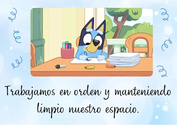 Normas de convivencia Bluey