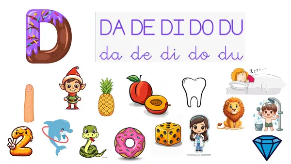 Diapositiva del fonema D