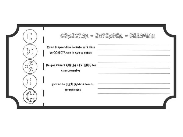 Ticket de salida: conectar-extender-desafiar